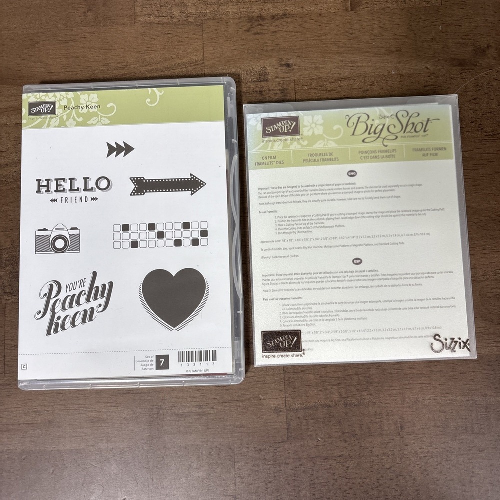 Stampin' Up! Peachy Keen Stamps  & On Film Framelits Dies